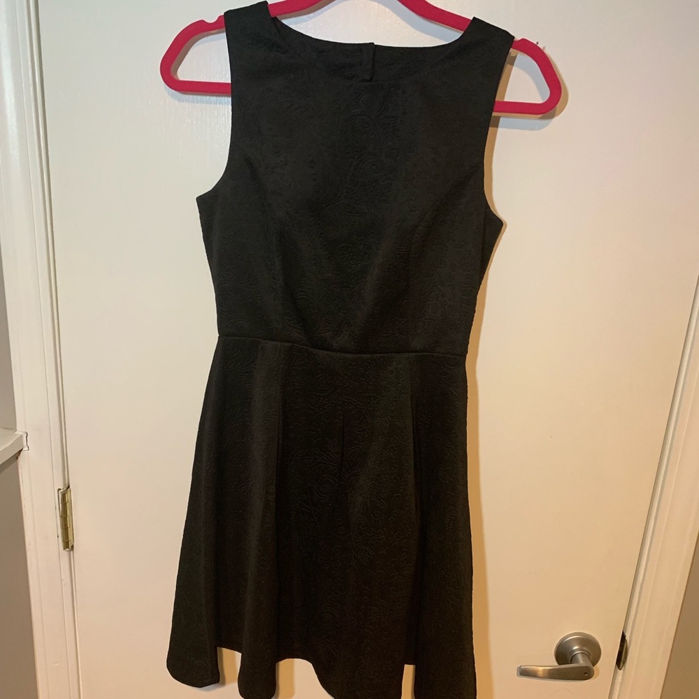 Above the knee black dress